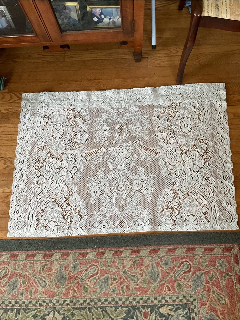 Lace curtains set of 4 Cottagecore